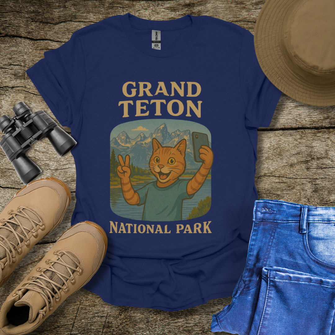 Grand Teton Selfie – Cat Edition