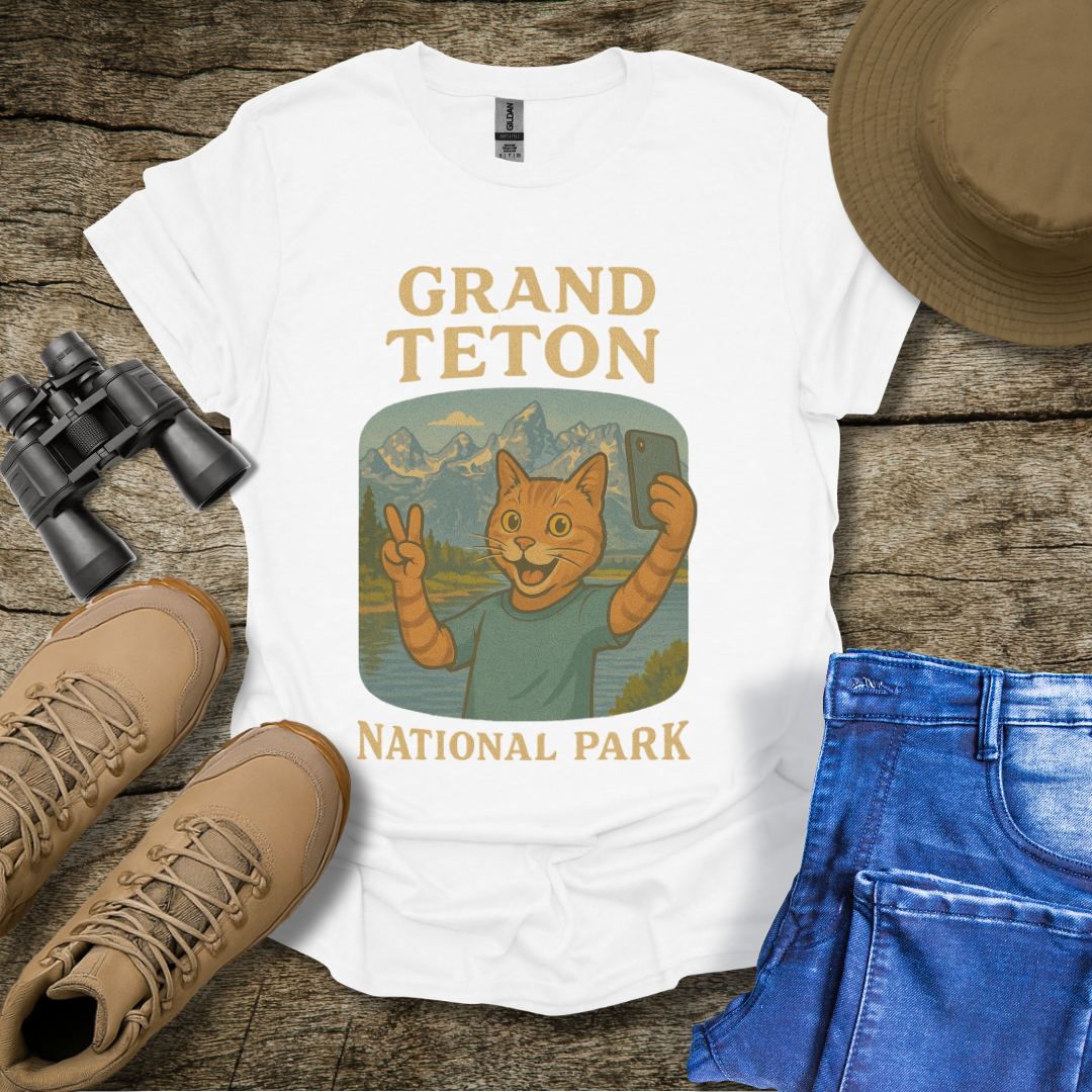 Grand Teton Selfie – Cat Edition