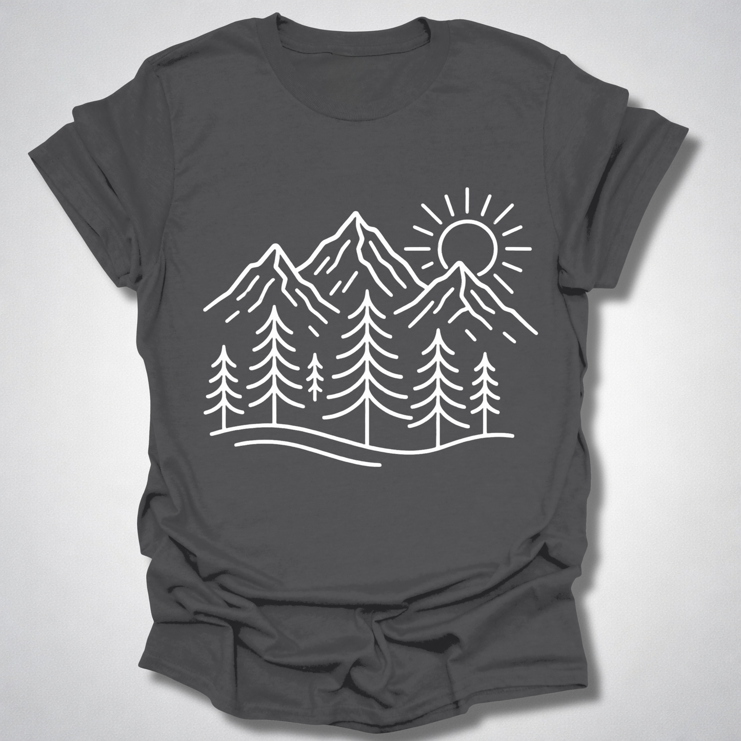 Mountain Sunrise T-Shirt – Quiet Escape Graphic Tee