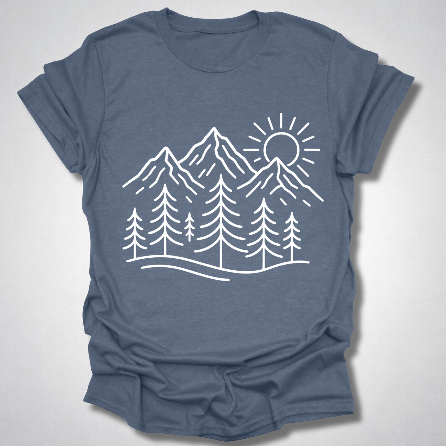 Mountain Sunrise T-Shirt – Quiet Escape Graphic Tee